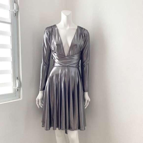 Halston Heritage Dresses & Skirts - NWT, Halston Gunmetal Dress